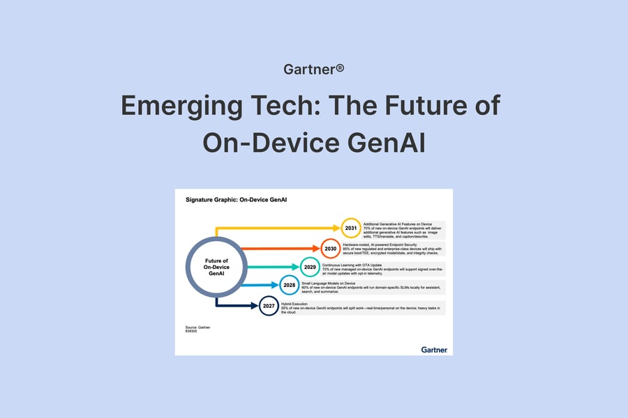 Gartner Emerging Tech The Future of On-Device GenAI