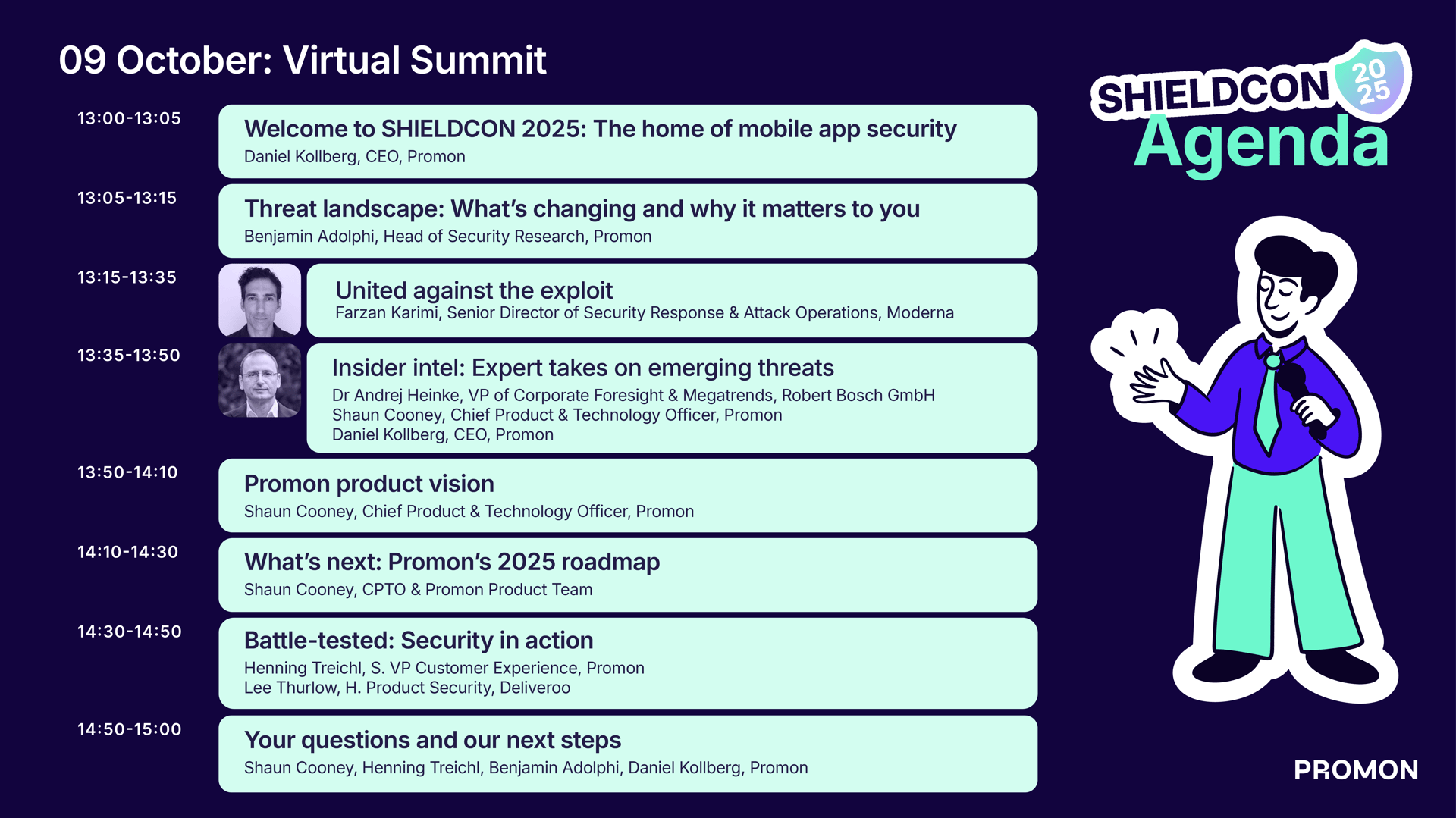 SHIELDCON25 Agenda