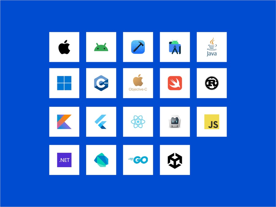 Supported technologies logos Promon